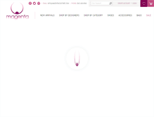 Tablet Screenshot of magentacouture.com